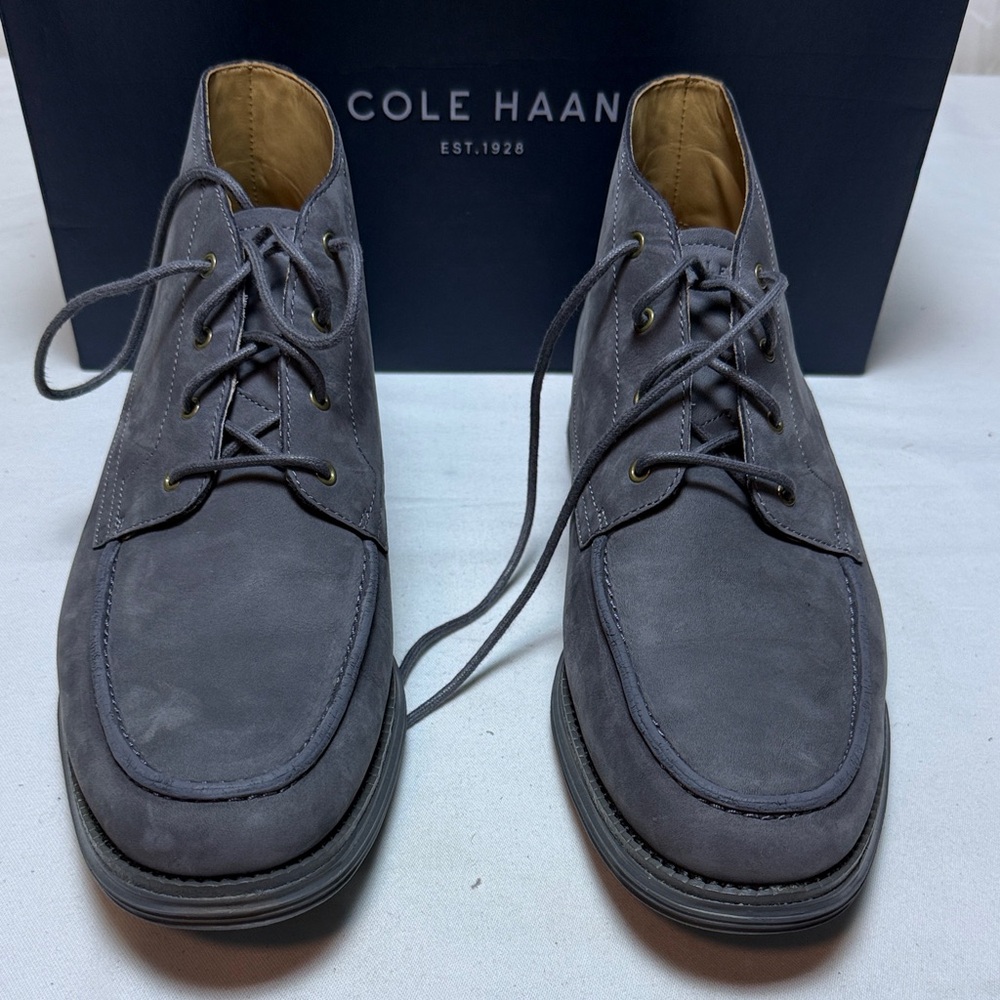 Cole Haan 'LunarGrand' Moc Toe Boot (Men) Castlerock 11 D